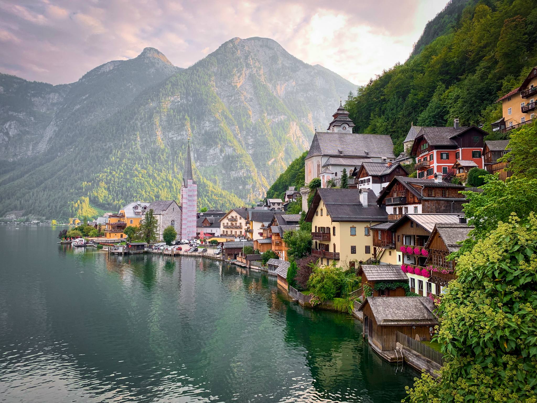 Original photography from our Lake Bled and Hallstatt visits