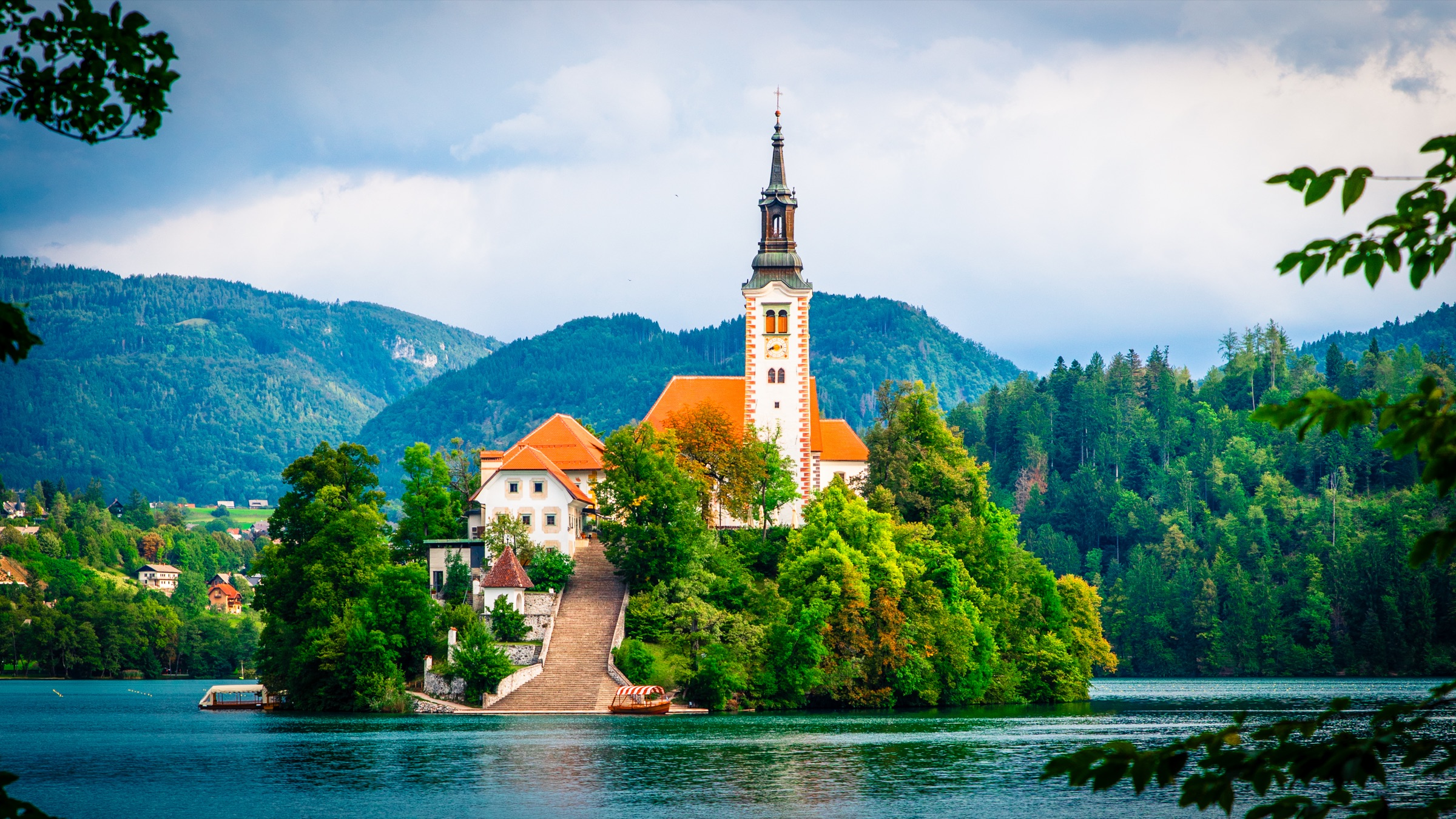 Original photography from our Lake Bled and Hallstatt visits